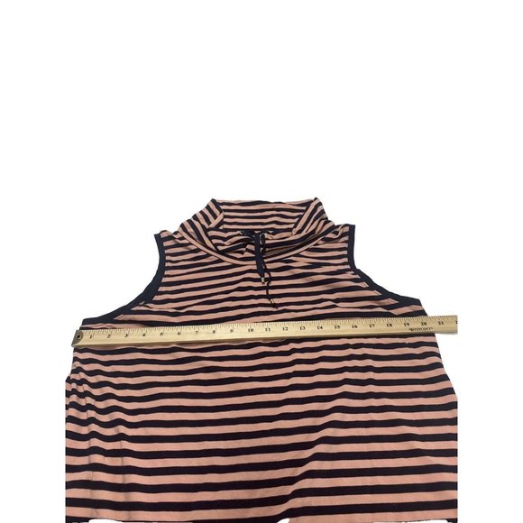 Sleeveless Turtle Neck Tank Top Blouse, Jones New York Plus Size 1X Women’s Pink - Picture 6 of 8